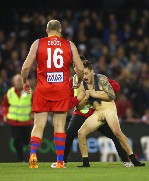 Naked Streaker At Aussie Football Match My Own Private Locker Room