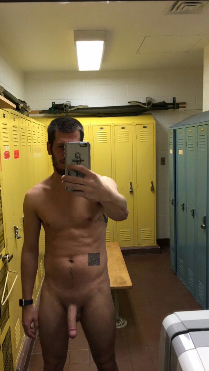 Changing in man naked room