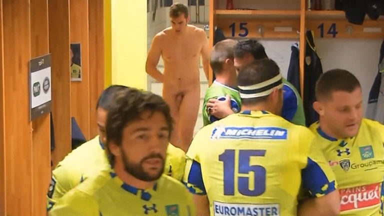 French Pro Rugby Player Caught Naked Entering The Showers My Own