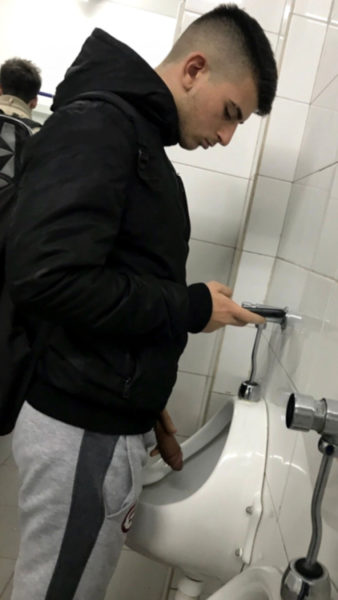 Guys With Big Dicks Caught Pissing At Urinals My Own Private Locker Room