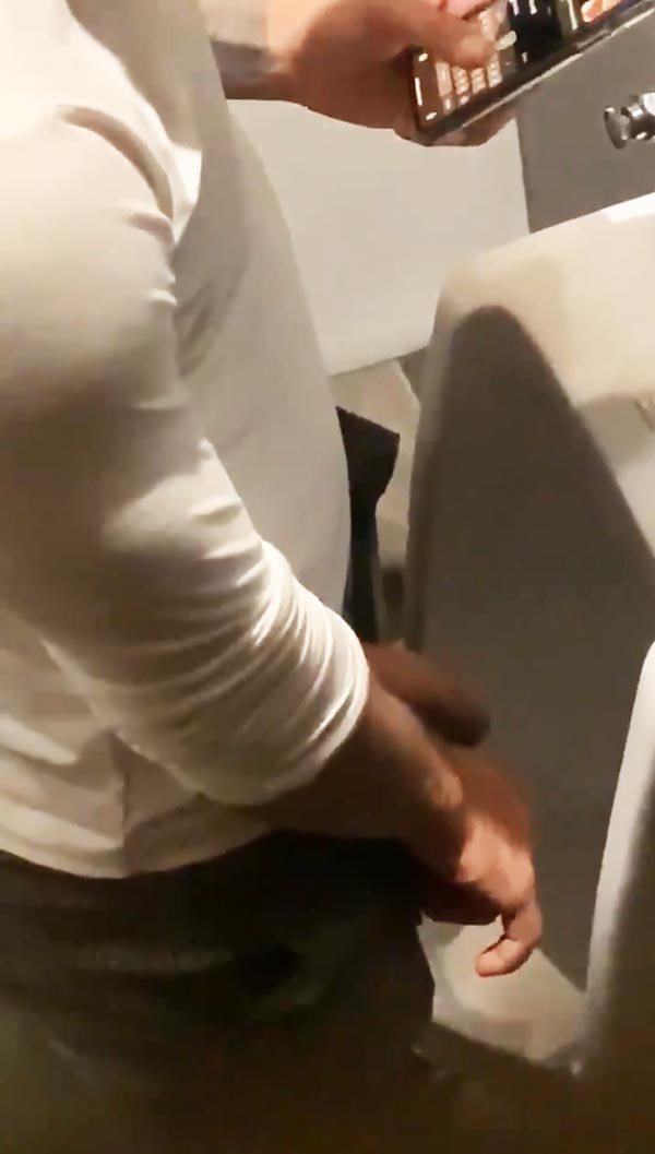 Spying His Friends Boyfriend Pissing At Clubs Urinals My Own Private Locker Room