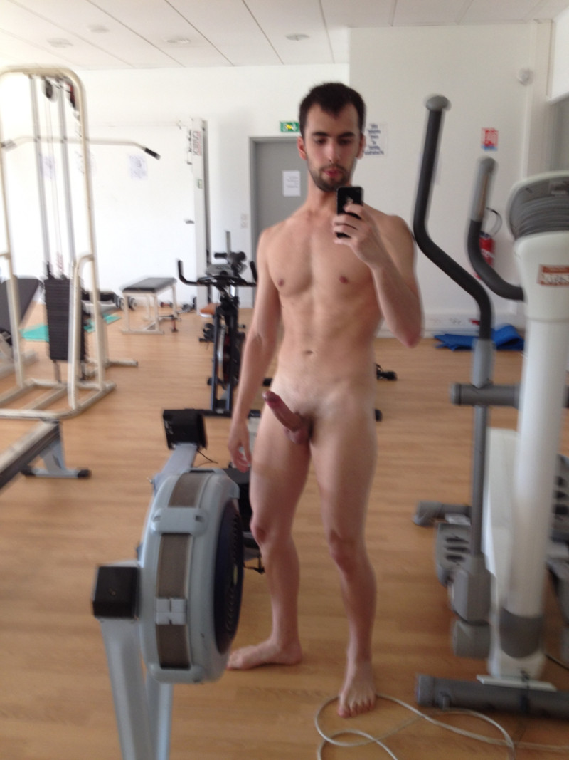 Going to the gym naked