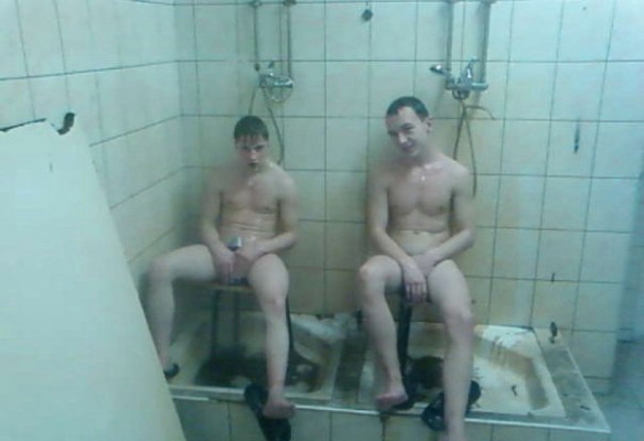 russian cadets naked in showers