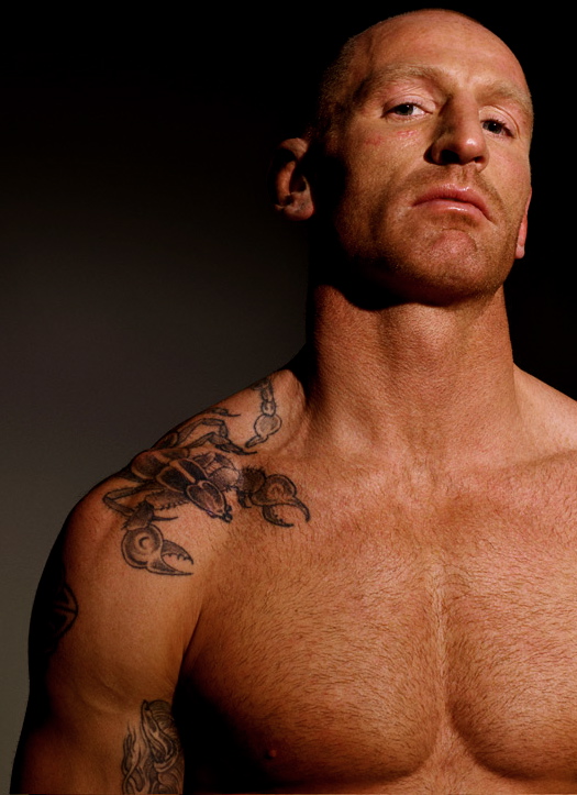rugby player- gareth thomas- naked- in the lockerroom