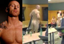 Rugby player Gareth Thomas naked in the Locker Room