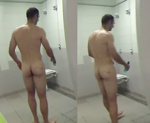 hunky footballer naked