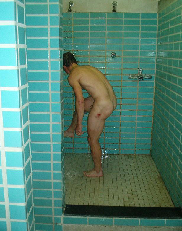 naked sportsmen in showers naked caught