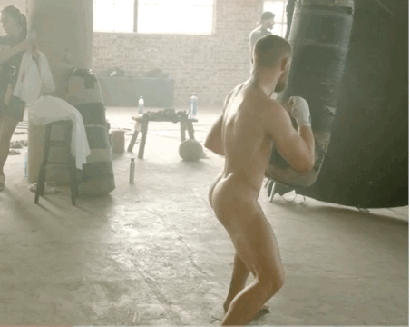 Conor McGregor gets naked