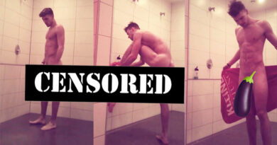 Sexy college stud with stunning body filmed in the showers.